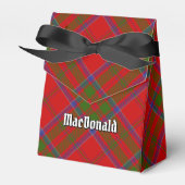 Clan MacDonald van Keppoch Tartan Favor Box Bedankdoosjes (Voorkant Zijde)
