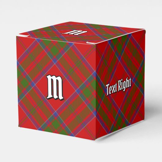 Clan MacDonald van Keppoch Tartan Favor Box Bedankdoosjes (Voorkant Zijde)