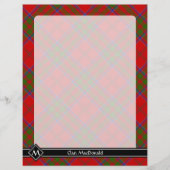 Clan MacDonald van Keppoch Tartan Flyer (Voorkant)