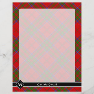 Clan MacDonald van Keppoch Tartan Flyer