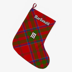 Clan MacDonald van Keppoch Tartan Grote Kerstsok