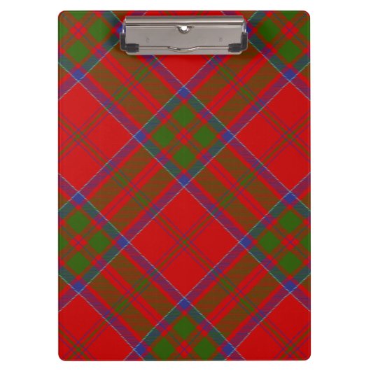 Clan MacDonald van Keppoch Tartan Klembord (Voorkant)