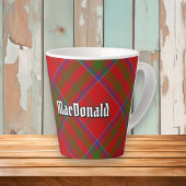 Clan MacDonald van Keppoch Tartan Latte Mok