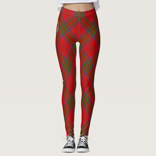 Clan MacDonald van Keppoch Tartan Leggings (Voorkant)