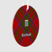 Clan MacDonald van Keppoch Tartan Ornament (voorkant)