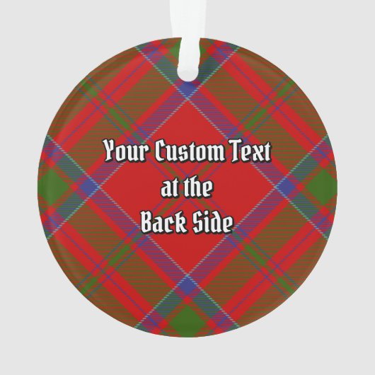 Clan MacDonald van Keppoch Tartan Ornament (achterkant)