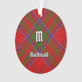 Clan MacDonald van Keppoch Tartan Ornament (voorkant)