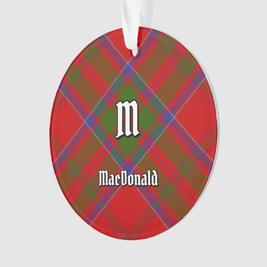 Clan MacDonald van Keppoch Tartan Ornament (voorkant)