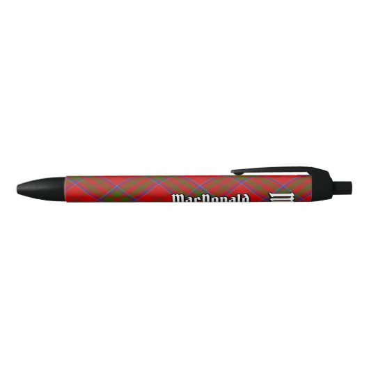 Clan MacDonald van Keppoch Tartan Pen (Bovenkant)
