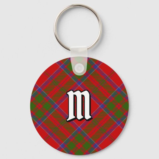 Clan MacDonald van Keppoch Tartan Sleutelhanger (Voorkant)