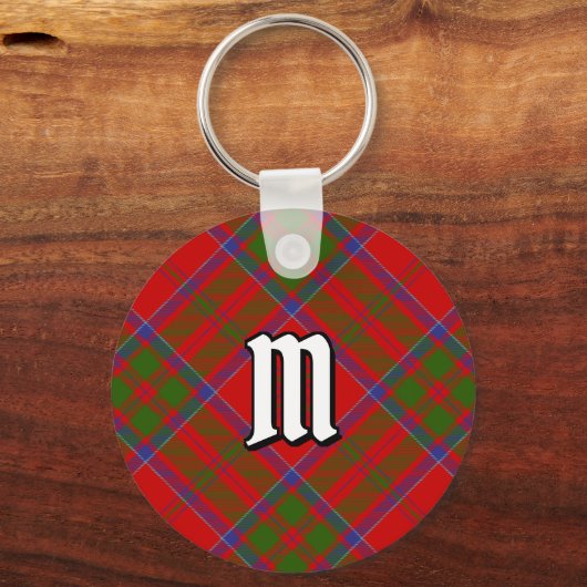 Clan MacDonald van Keppoch Tartan Sleutelhanger (Voorkant)
