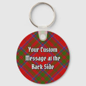 Clan MacDonald van Keppoch Tartan Sleutelhanger (Achterkant)