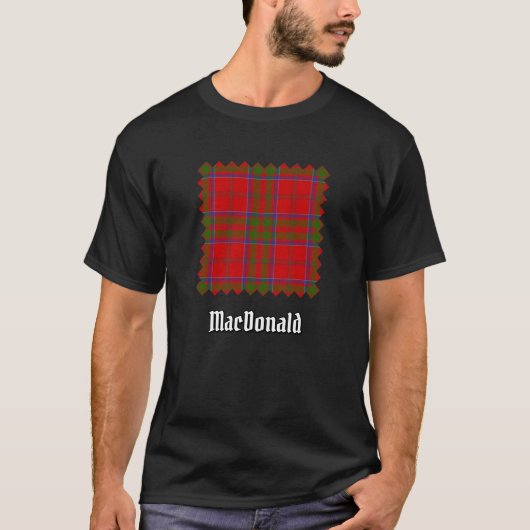 Clan MacDonald van Keppoch Tartan T-Shirt (Voorkant)