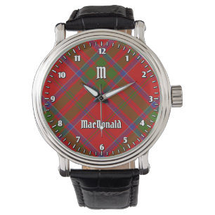 Clan MacDonald van Keppoch Tartan Watch Horloge