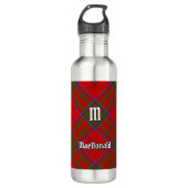 Clan MacDonald van Keppoch Tartan Waterfles (Voorkant)