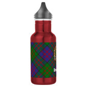 Clan MacDonald wapenschild over tartan Waterfles (Links)
