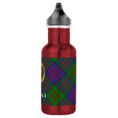 Clan MacDonald wapenschild over tartan Waterfles (Rechts)