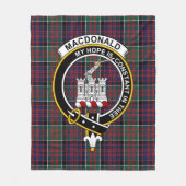 Clan Macdonalds Of Ranald Schotse ruit ramsj Fleece Deken (Voorkant)