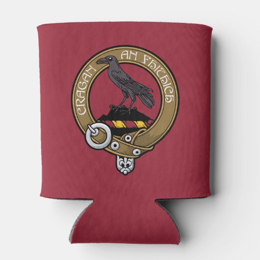 Clan MacDonell Crest Kan Blikjeskoeler (Achterkant)