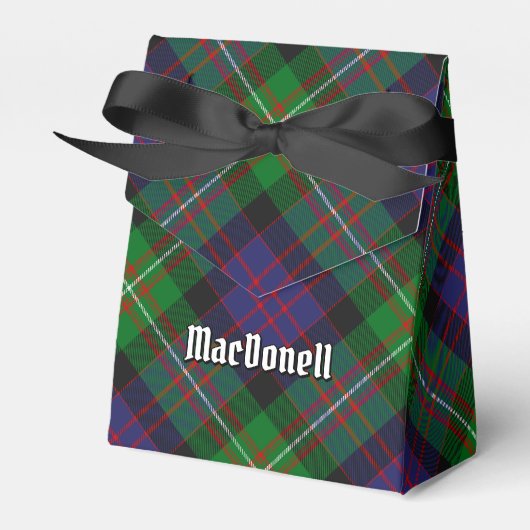 Clan MacDonell of Glengarry Tartan Bedankdoosjes (Voorkant Zijde)