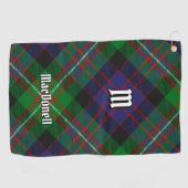 Clan MacDonell of Glengarry Tartan Golfhanddoek (Horizontaal)