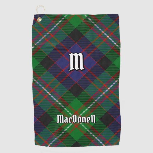 Clan MacDonell of Glengarry Tartan Golfhanddoek (Voorkant)