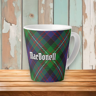 Clan MacDonell of Glengarry Tartan Latte Mok