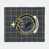 Clan MacDonell of Glengarry Tartan Schotse Plaid Fleece Deken (Voorkant (Horizontaal))