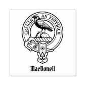 Clan MacDonell of Glengarry Wapen Rubberstempel (Afrduk)