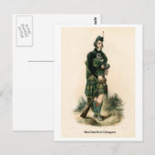 Clan MacDonell van Glengarry Briefkaart (Voorkant / Achterkant)