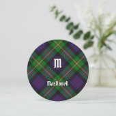 Clan MacDonell van Glengarry Tartan Kaart (Staand voorkant)