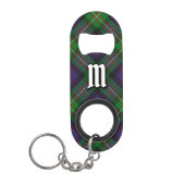 Clan MacDonell van Glengarry Tartan Mini Flessenopener (Voorkant)