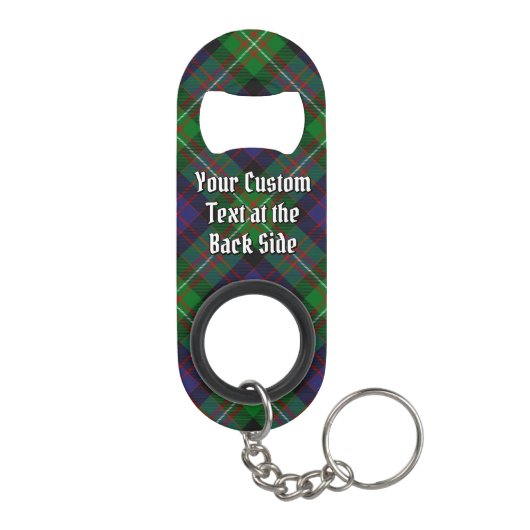 Clan MacDonell van Glengarry Tartan Mini Flessenopener (Achterkant)