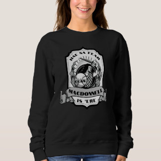 Clan MacDonnell Zwaardvechter Schotse Badge Hoogla Trui