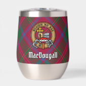 Clan MacDougall Crest over Tartan (Voorkant)
