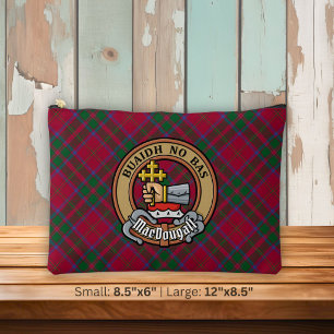 Clan MacDougall Crest over tartan Etui
