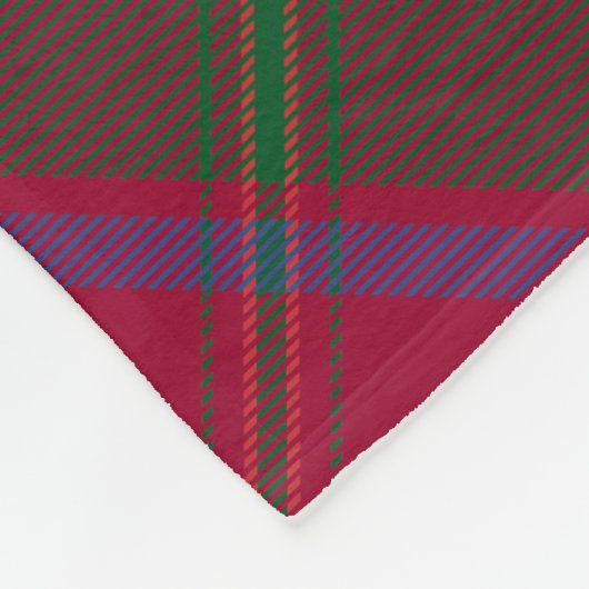 Clan MacDougall Crest over Tartan Fleece Deken (Hoek)