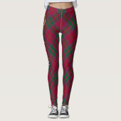 Clan MacDougall Crest over Tartan Leggings (Voorkant)