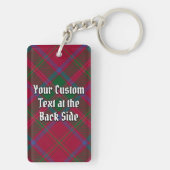 Clan MacDougall Crest over Tartan Sleutelhanger (achterkant)