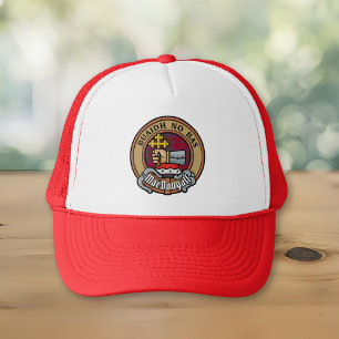 Clan MacDougall Crest over Tartan Trucker Pet