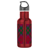 Clan MacDougall Crest over tartan Waterfles (Achterkant)