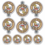 Clan MacDougall Crest Sticker Set (Voorkant)