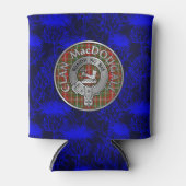 Clan MacDougall Crest & Tartan Blikjeskoeler (Voorkant)