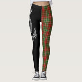 Clan MacDougall Crest & Tartan Leggings (Voorkant)