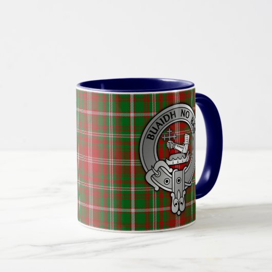 Clan MacDougall Crest & Tartan Mok (Voorkant rechts)