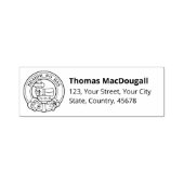 Clan MacDougall Crest Zelfinktende Stempel (Design)