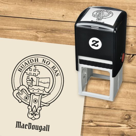 Clan MacDougall Crest Zelfinktende Stempel