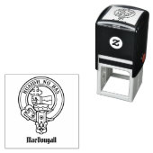 Clan MacDougall Crest Zelfinktende Stempel (In situ)