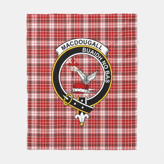 Clan MacDougall Dress Tartan Pset Fleece Deken (Voorkant)