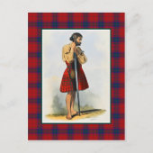 Clan MacDougall  Illustratie Tartan Lijst Briefkaart (Voorkant)